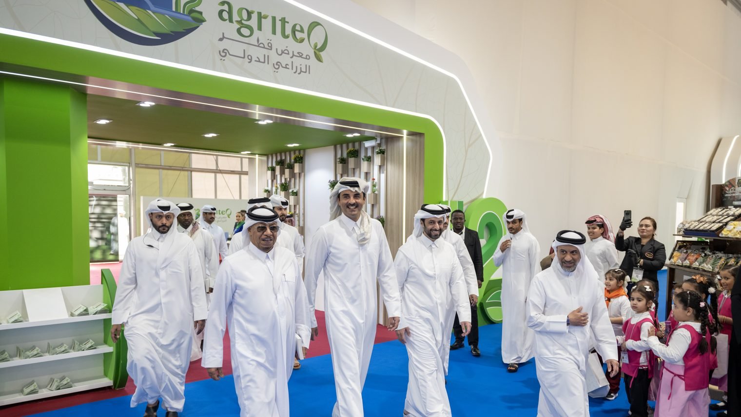 HH The Amir Visits Qatar International Agricultural Exhibition.