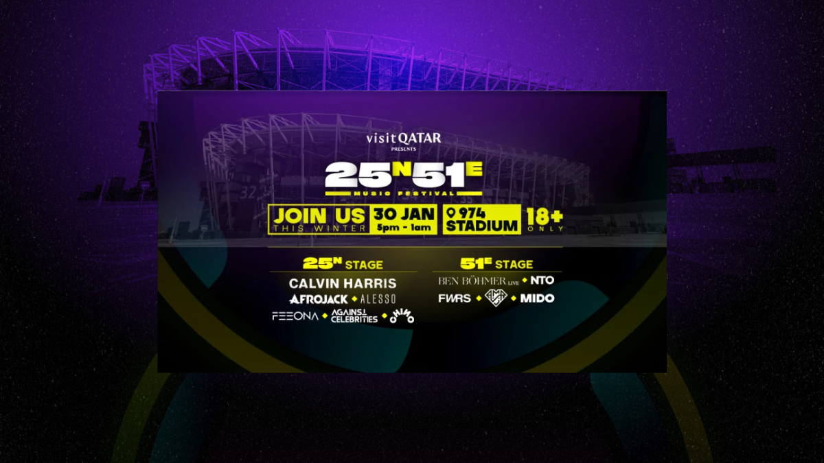 Global Superstars Set to Ignite Doha at 25N 51E Music Festival