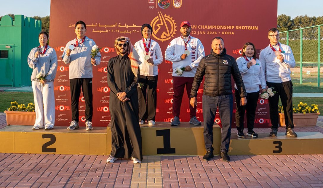 Qatar Wins Gold in Mixed Team Skeet at Asian Shotgun Championships Doha 2026.