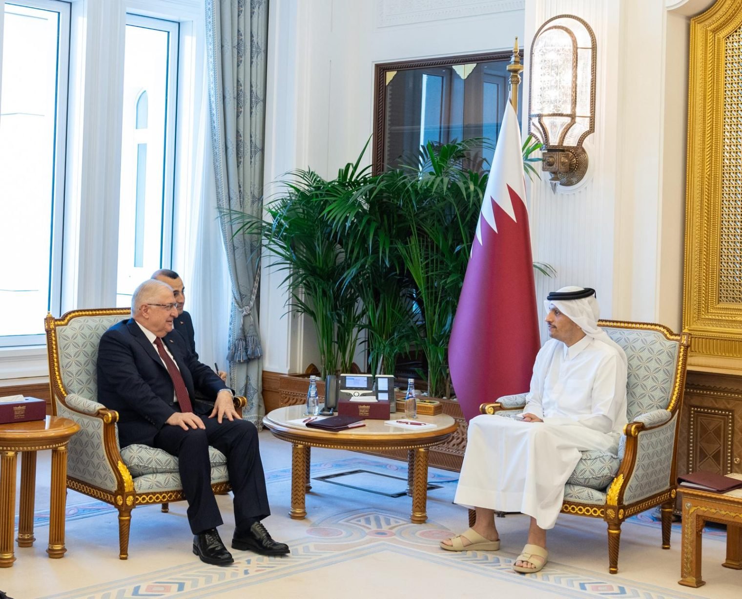 Prime Minister and Minister of Foreign Affairs Meets Turkish Minister of National Defense