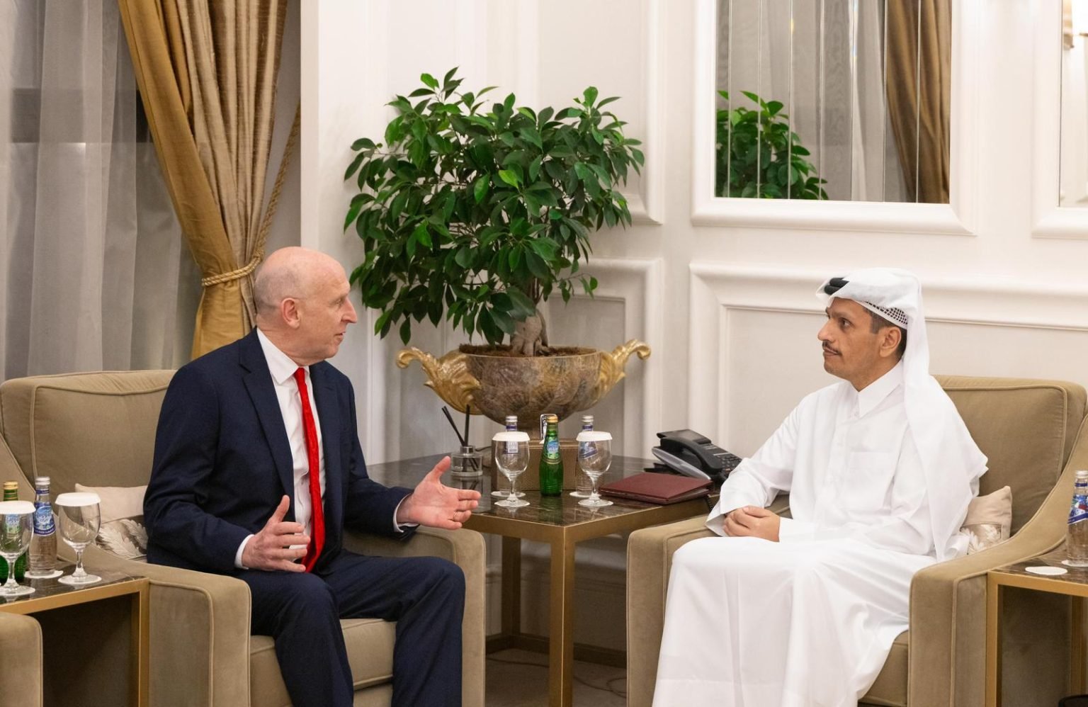 Prime Minister and Minister of Foreign Affairs Meets UK Secretary of State for Defense.