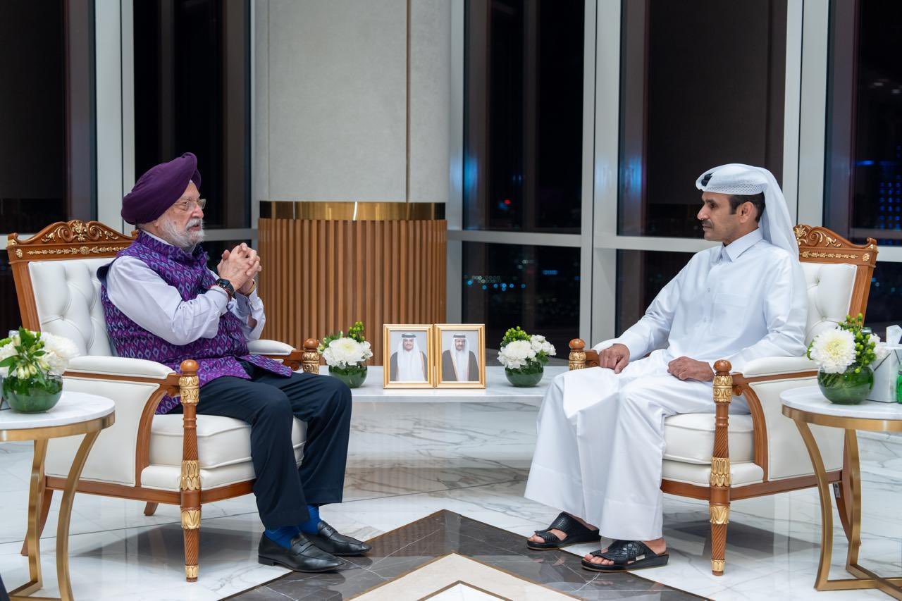 Minister of State for Energy Affairs Meets India’s Minister of Petroleum and Natural Gas.