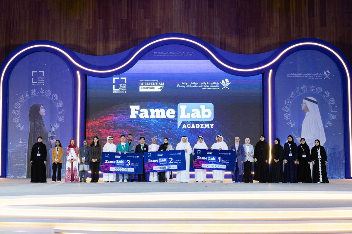 QRDI and Concludes FameLab Academy 2025/26, Celebrating Young STEM Innovators