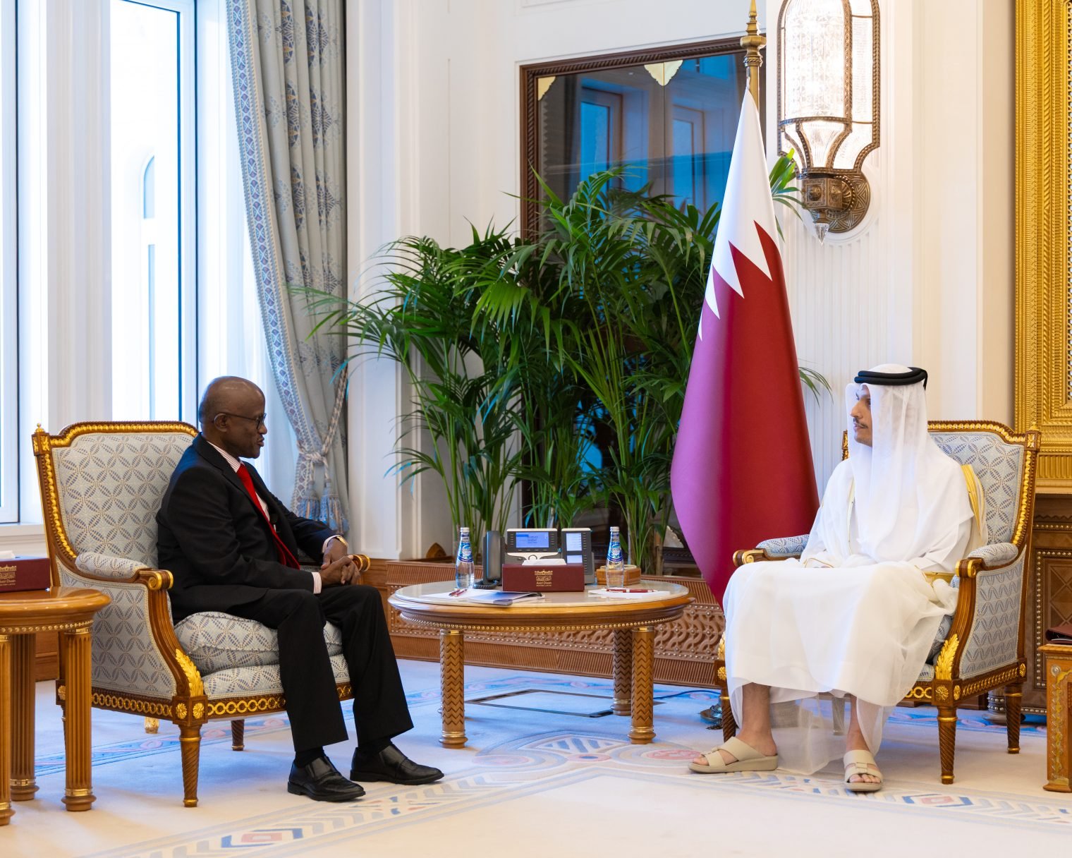 Qatar Prime Minister Meets State Minister for Political and Economic Diplomacy at the Ministry of Foreign Affairs of Ethiopia