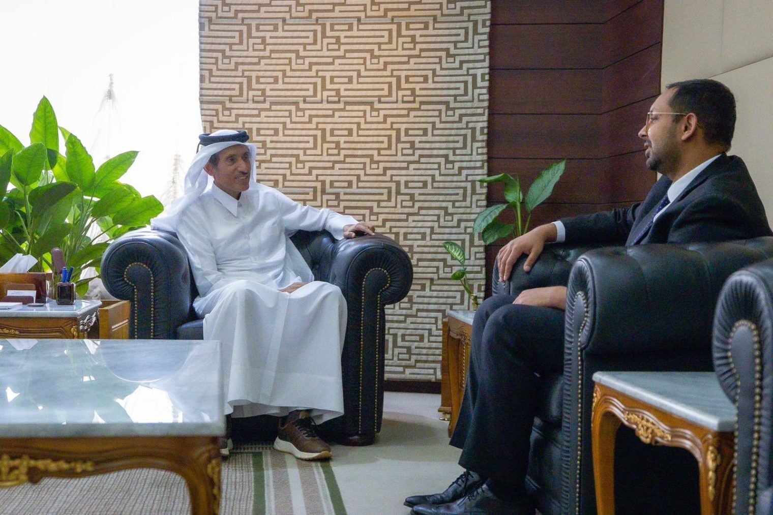 CEO of Qatar Media Cooperation Meets Ambassador of UK
