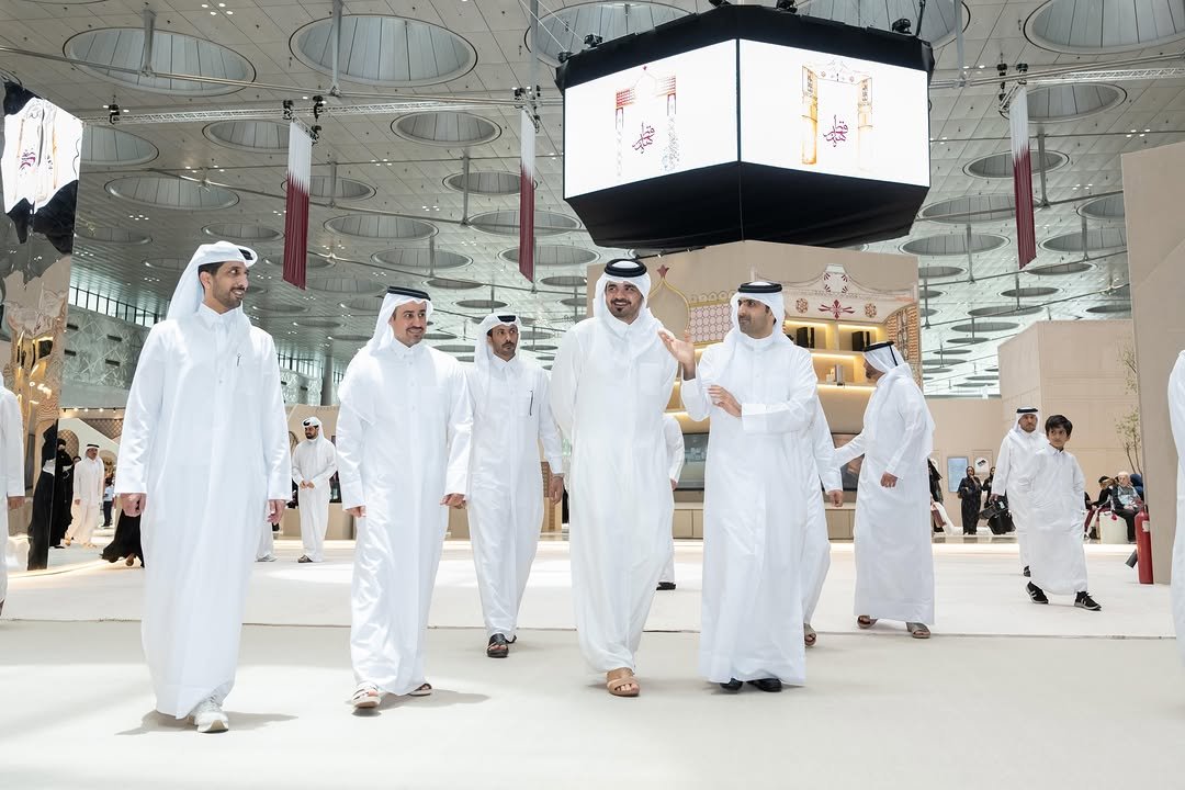 HE Sheikh Joaan bin Hamad Al Thani Visits Doha International Book Fair 2026 at DECC