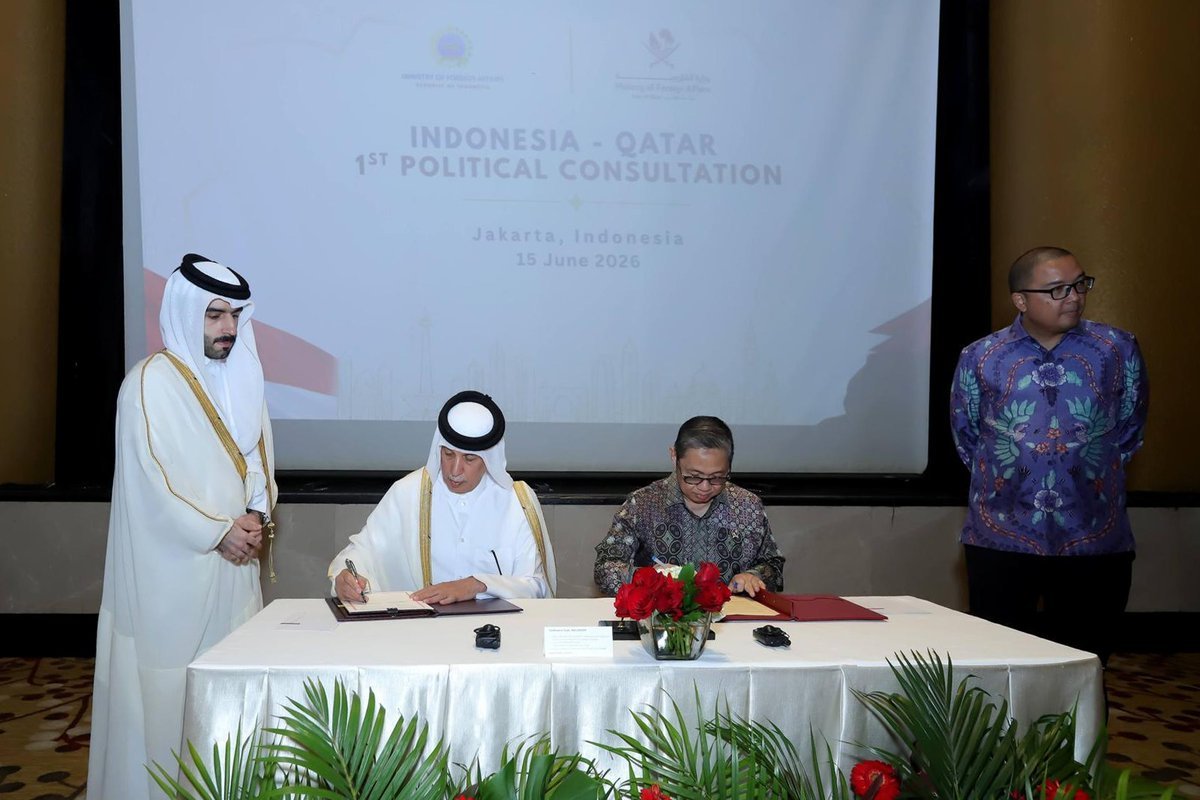 Qatar, Indonesia Sign MoU on Foreign Ministry Consultations, Hold First Political Talks in Jakarta