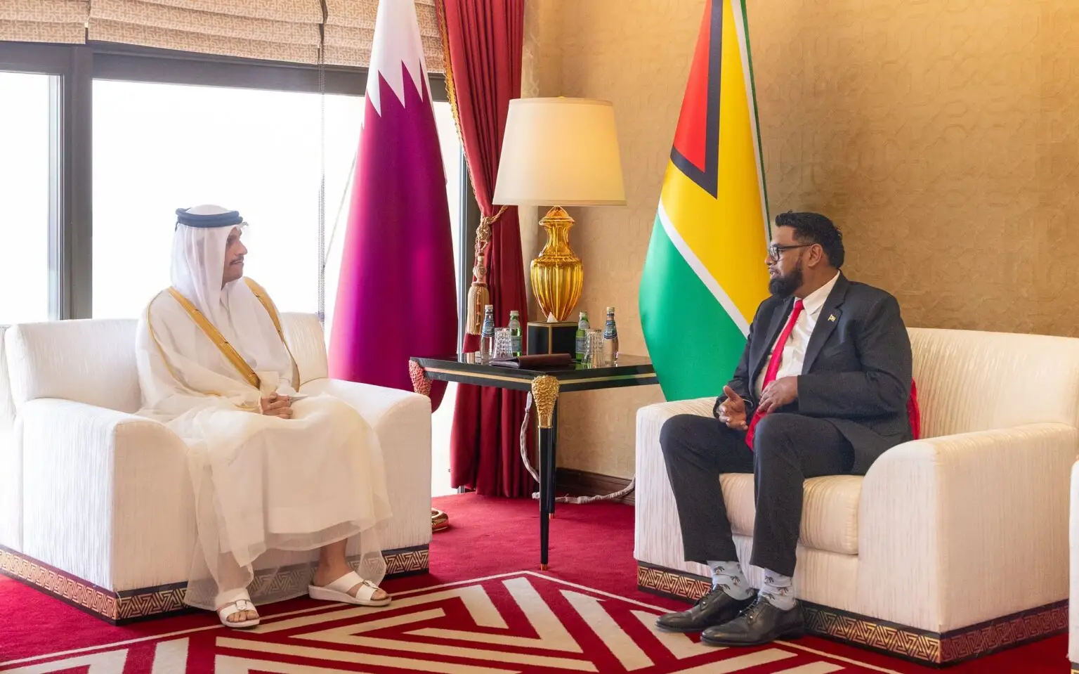 President of Cooperative Republic of Guyana Meets Prime Minister and Minister of Foreign Affairs